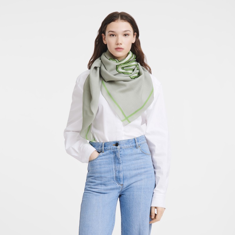 Longchamp Le Pliage University Scarf Grijs | QYLO92081