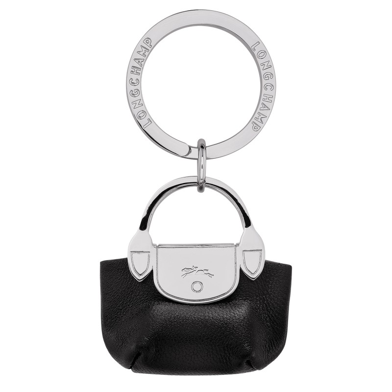 Longchamp Le Pliage Xtra Key Rings Zwart | GMET91875