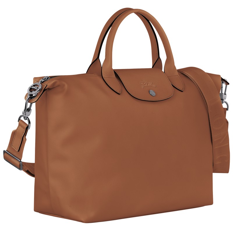 Longchamp Le Pliage Xtra L Handbag Cognac | GTUL74289