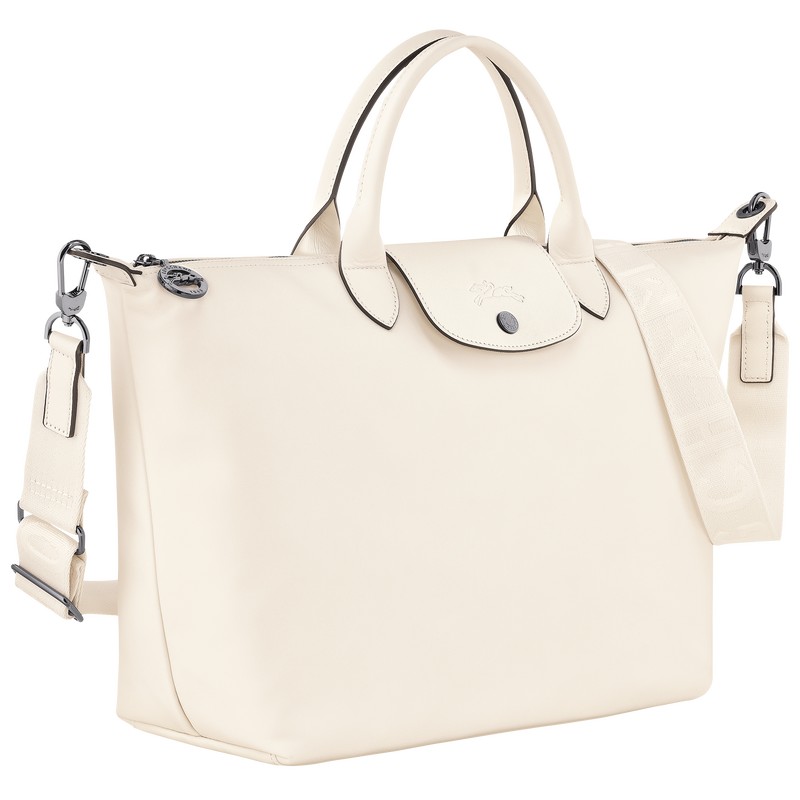 Longchamp Le Pliage Xtra L Handbag Ecru | BFRT48123