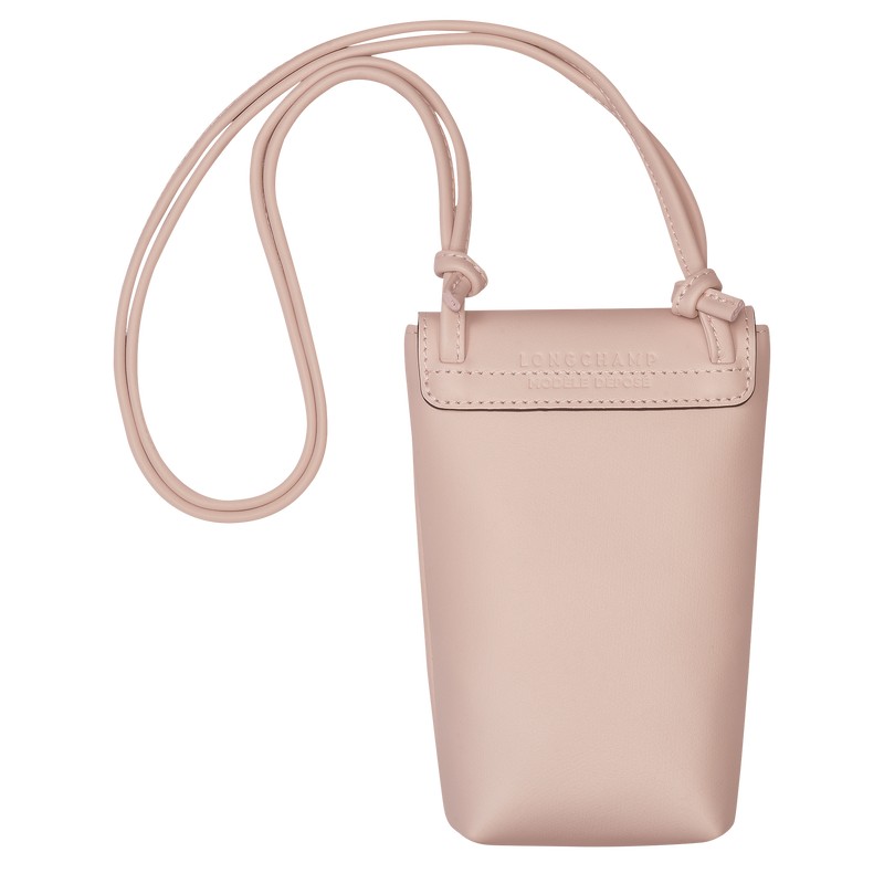 Longchamp Le Pliage Xtra Phone Case With Leather Lace Nude | YPJB82061