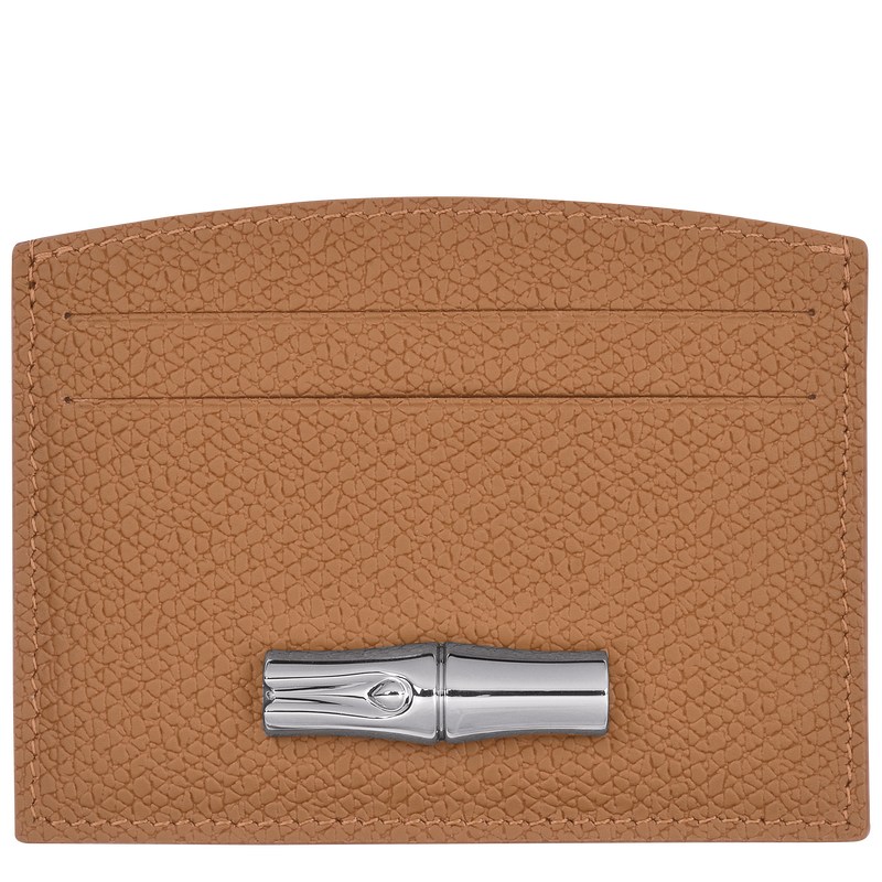 Longchamp Le Roseau Card Holder Natural | HAGM29371