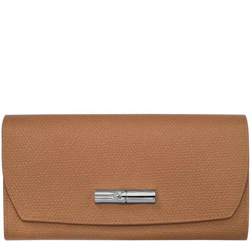 Longchamp Le Roseau Continental Wallet Natural | RGUN10469