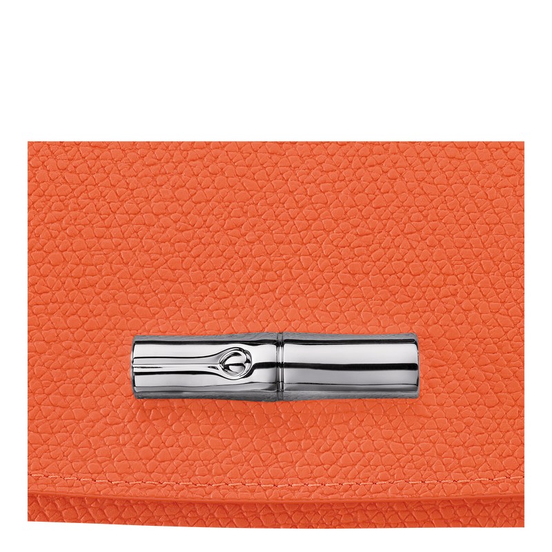 Longchamp Le Roseau Continental Wallet Oranje | YESN14396