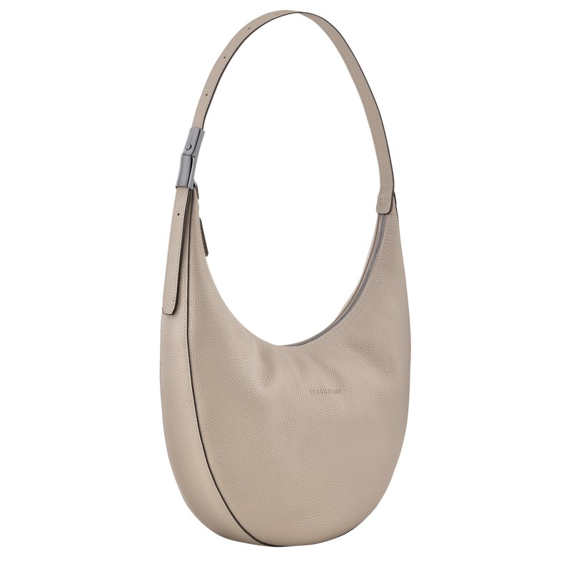 Longchamp Le Roseau Essential L Crossbody Bag Clay | JXWT63508