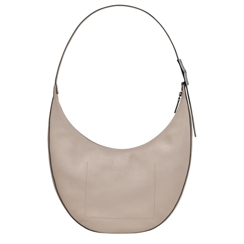 Longchamp Le Roseau Essential L Crossbody Bag Clay | JXWT63508