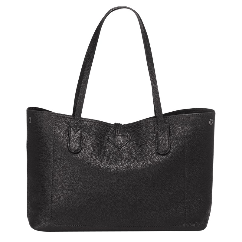 Longchamp Le Roseau Essential L Tote Bag Zwart | QIUT08951