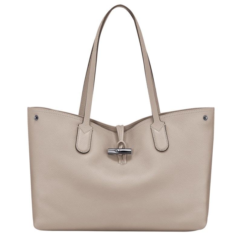 Longchamp Le Roseau Essential L Tote Bag Clay | RZOM73825