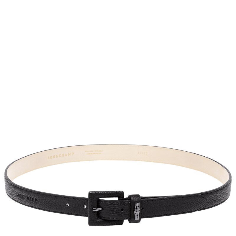 Longchamp Le Roseau Essential Ladies\' Belt Zwart | ZHCK03765