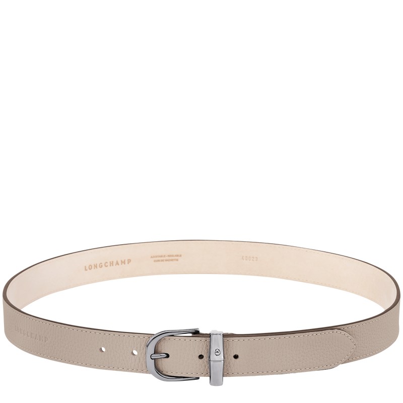 Longchamp Le Roseau Essential Ladies\' Belt Clay | XDPC36748