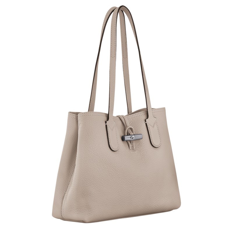 Longchamp Le Roseau Essential M Tote Bag Clay | RQUF93152