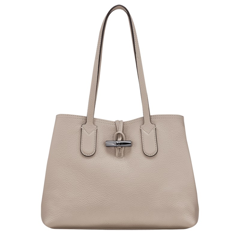 Longchamp Le Roseau Essential M Tote Bag Clay | RQUF93152