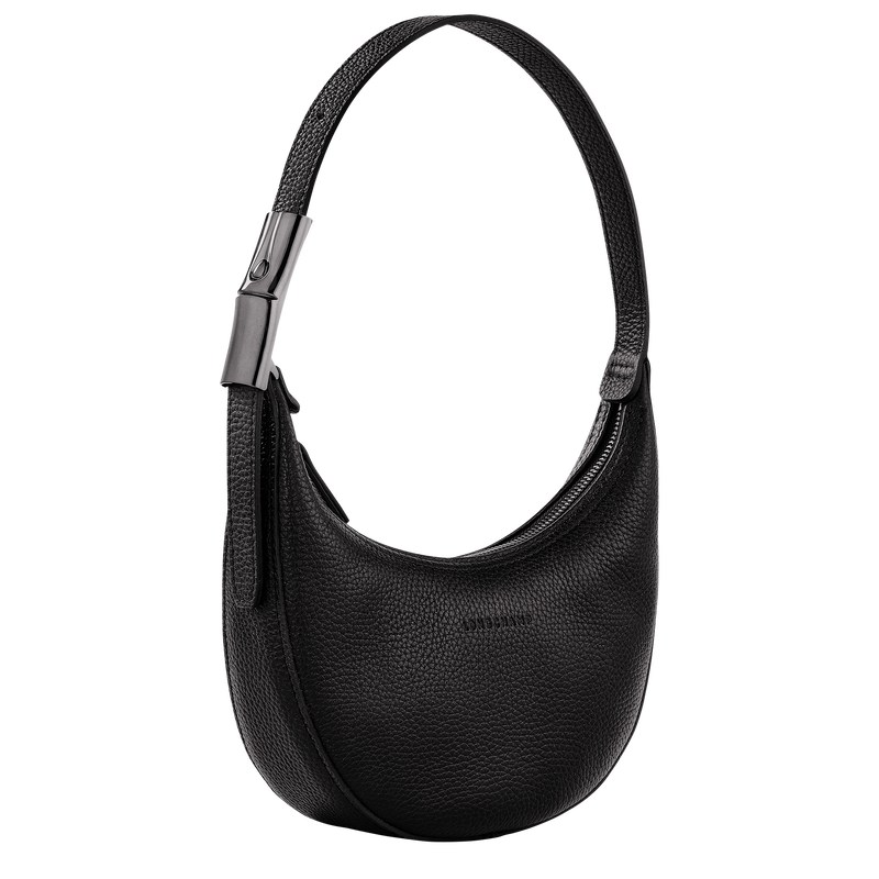 Longchamp Le Roseau Essential S Hobo Bag Zwart | LJIW70914