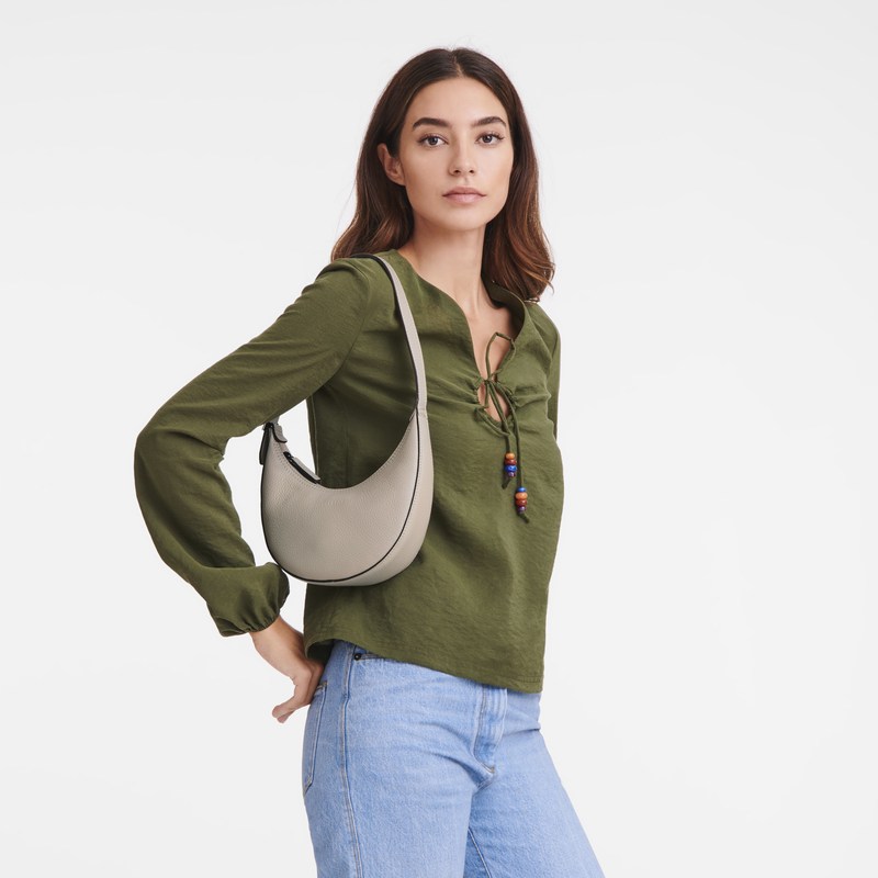 Longchamp Le Roseau Essential S Hobo Bag Clay | XNAI79426