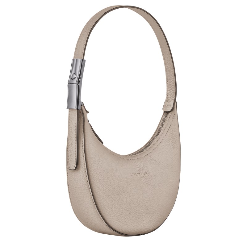 Longchamp Le Roseau Essential S Hobo Bag Clay | XNAI79426