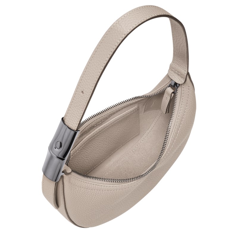 Longchamp Le Roseau Essential S Hobo Bag Clay | XNAI79426