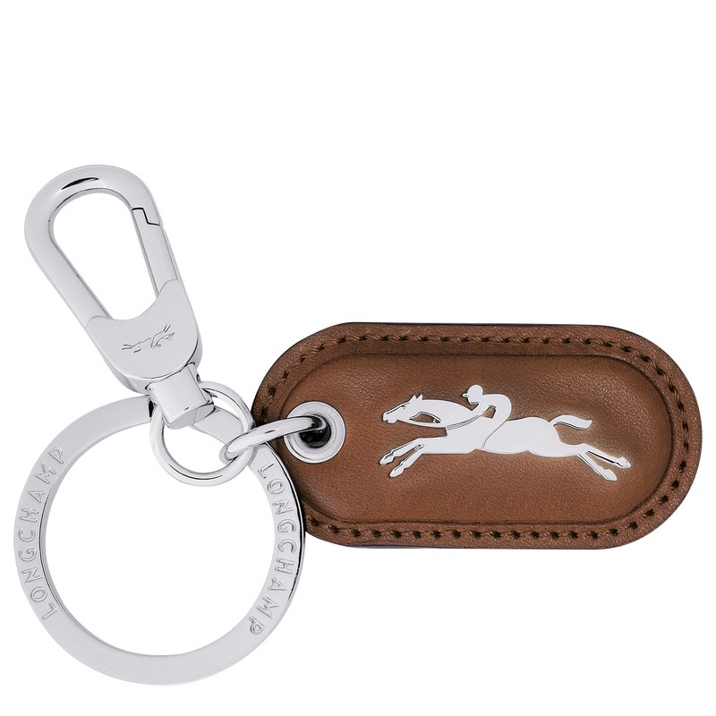 Longchamp Le Roseau Key Ring Cognac | GSBX28706