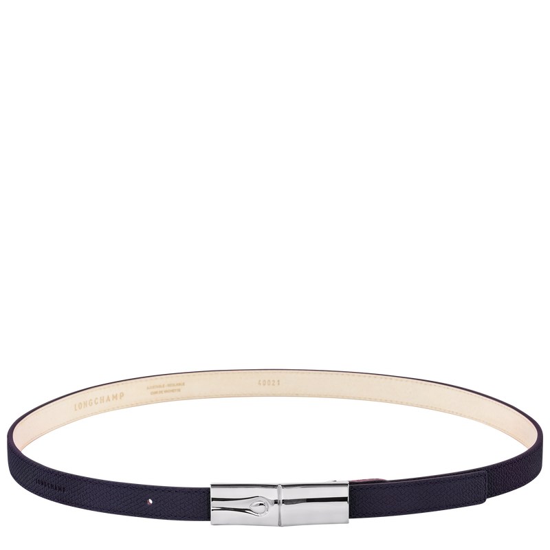 Longchamp Le Roseau Ladies\' Belt Bilberry | MFKQ56318