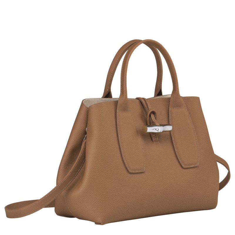 Longchamp Le Roseau M Handbag Natural | LYQN28150