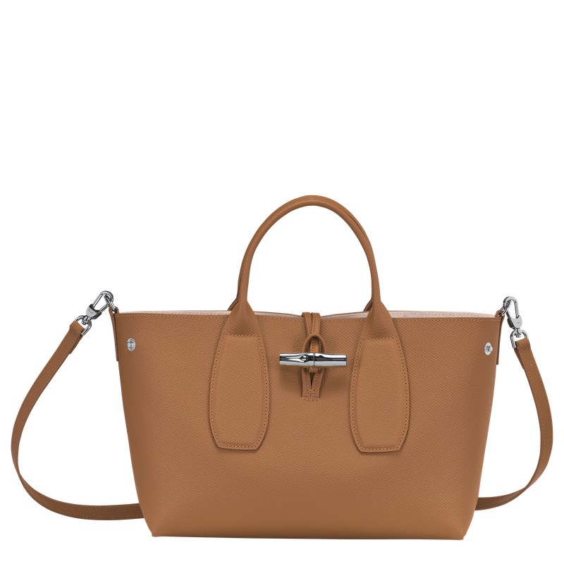 Longchamp Le Roseau M Handbag Natural | LYQN28150