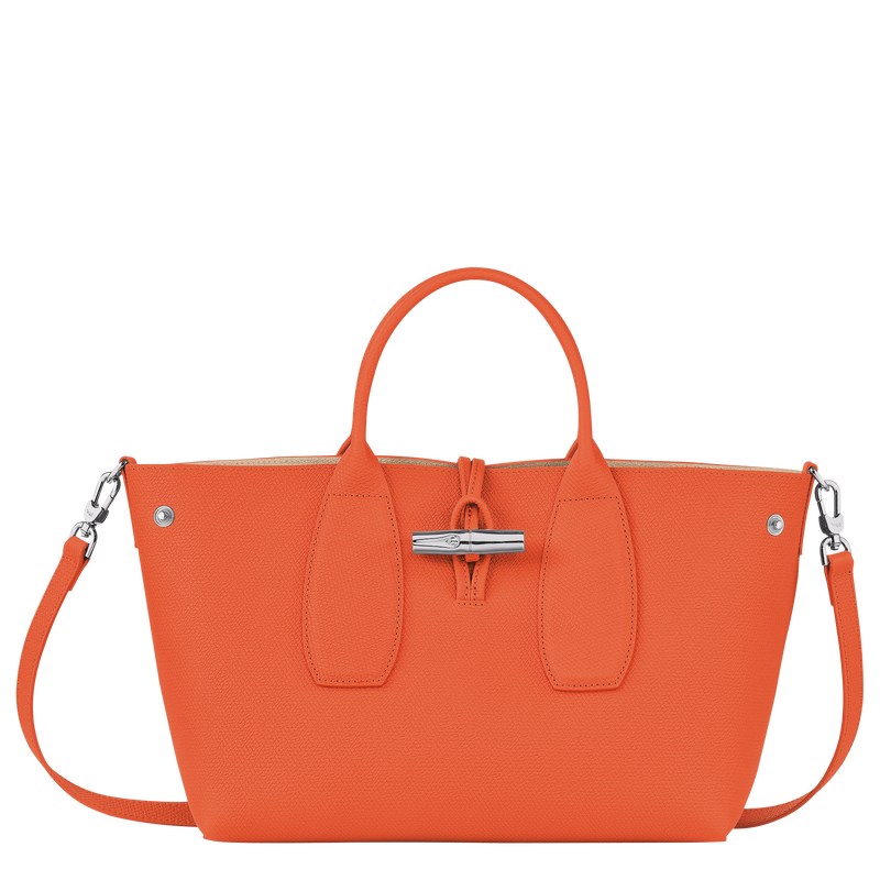 Longchamp Le Roseau M Handbag Oranje | JBPN52860