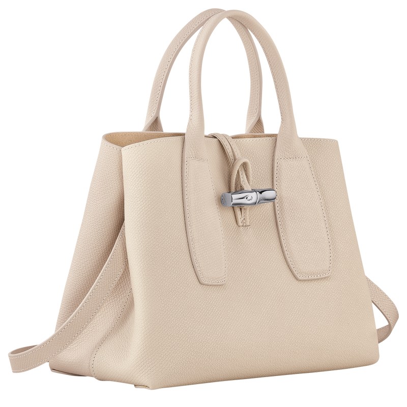 Longchamp Le Roseau M Handbag Paper | WKEX82314