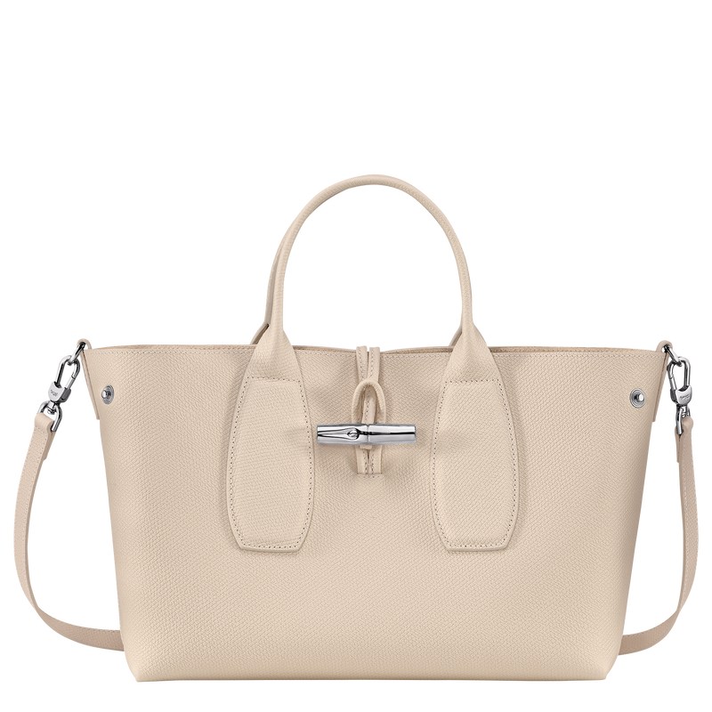 Longchamp Le Roseau M Handbag Paper | WKEX82314