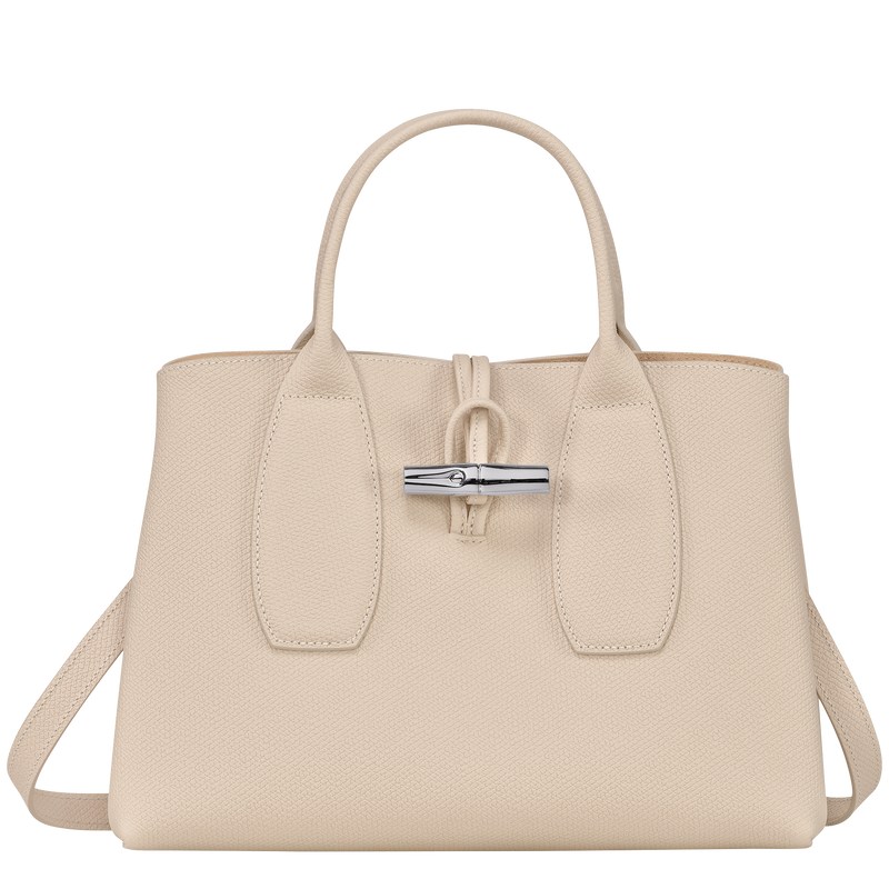 Longchamp Le Roseau M Handbag Paper | WKEX82314