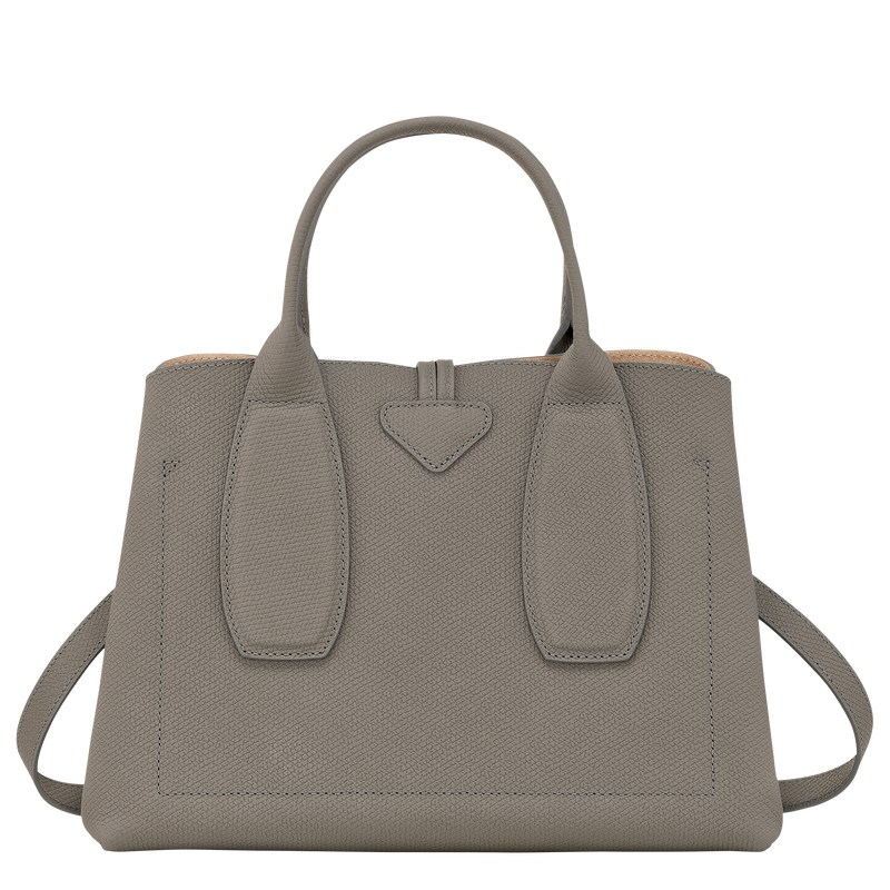 Longchamp Le Roseau M Handbag Turtledove | WGOQ59613