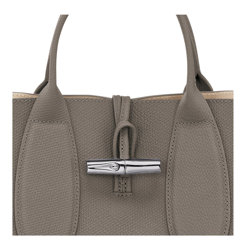 Longchamp Le Roseau M Handbag Turtledove | WGOQ59613