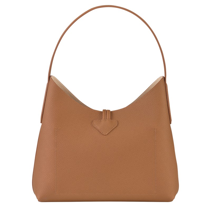 Longchamp Le Roseau M Hobo Bag Natural | WYDS51290