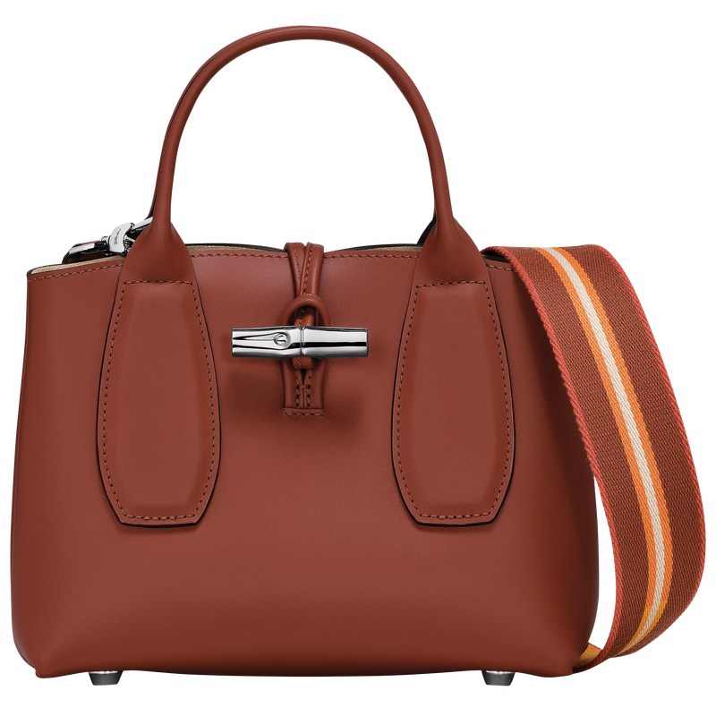 Longchamp Le Roseau S Handbag Mahogany | BHUW54310