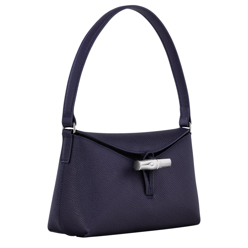 Longchamp Le Roseau S Hobo Bag Bilberry | LQZY21079