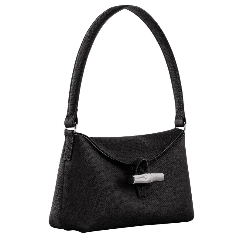 Longchamp Le Roseau S Hobo Bag Zwart | MWHA31978