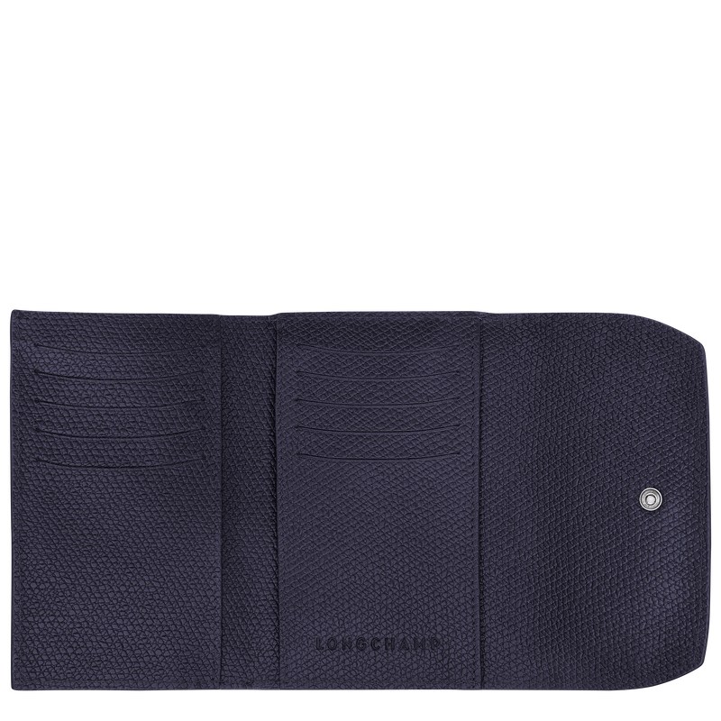 Longchamp Le Roseau Wallet Bilberry | DVIT86512