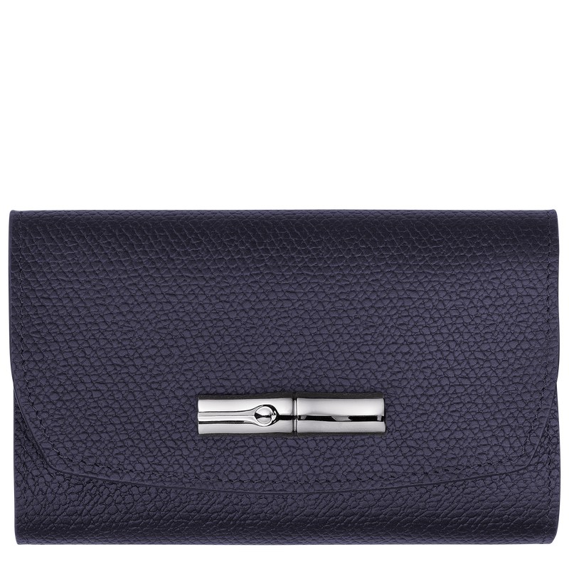 Longchamp Le Roseau Wallet Bilberry | DVIT86512