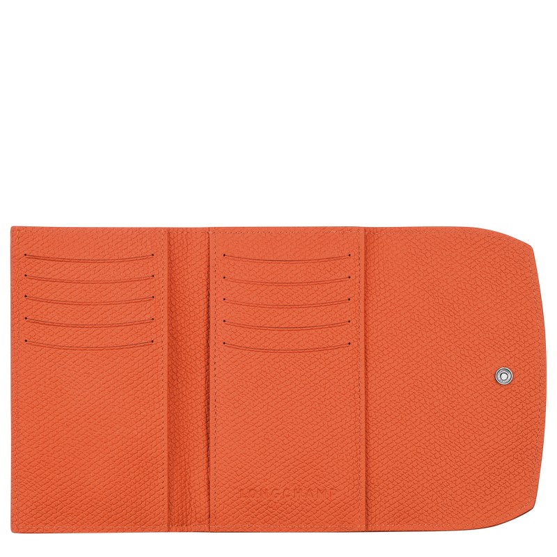 Longchamp Le Roseau Wallet Oranje | EAXO10249