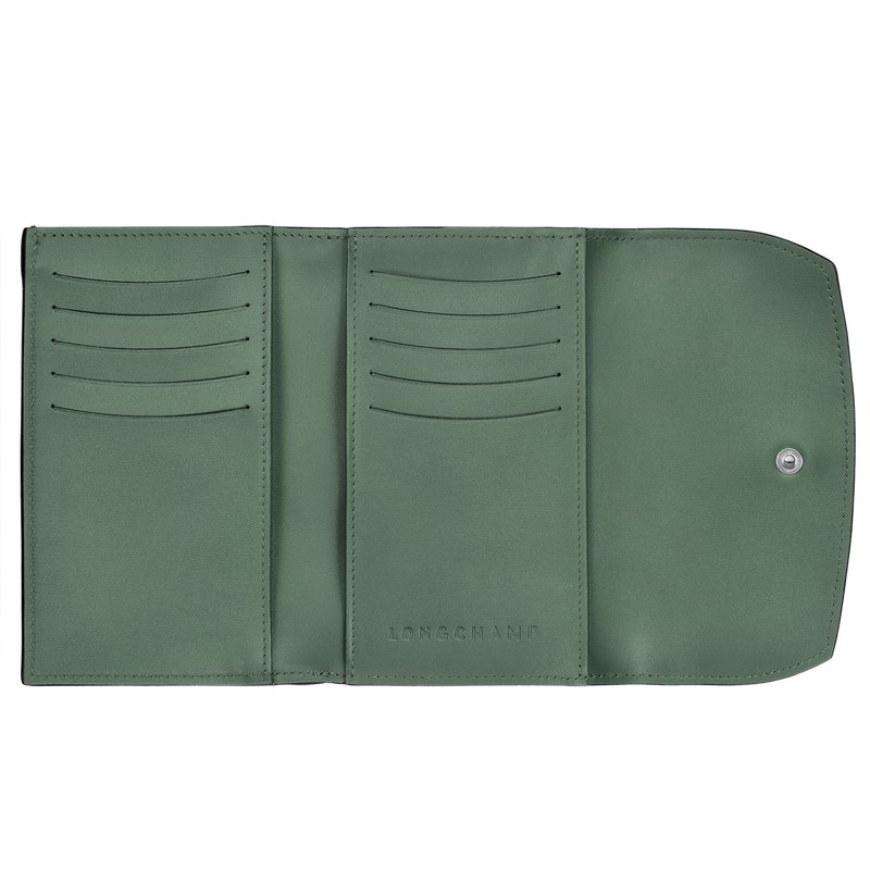 Longchamp Le Roseau Wallet Sage | ZBGH75189