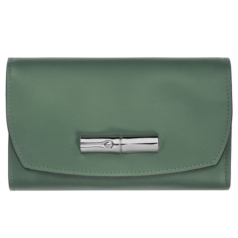 Longchamp Le Roseau Wallet Sage | ZBGH75189