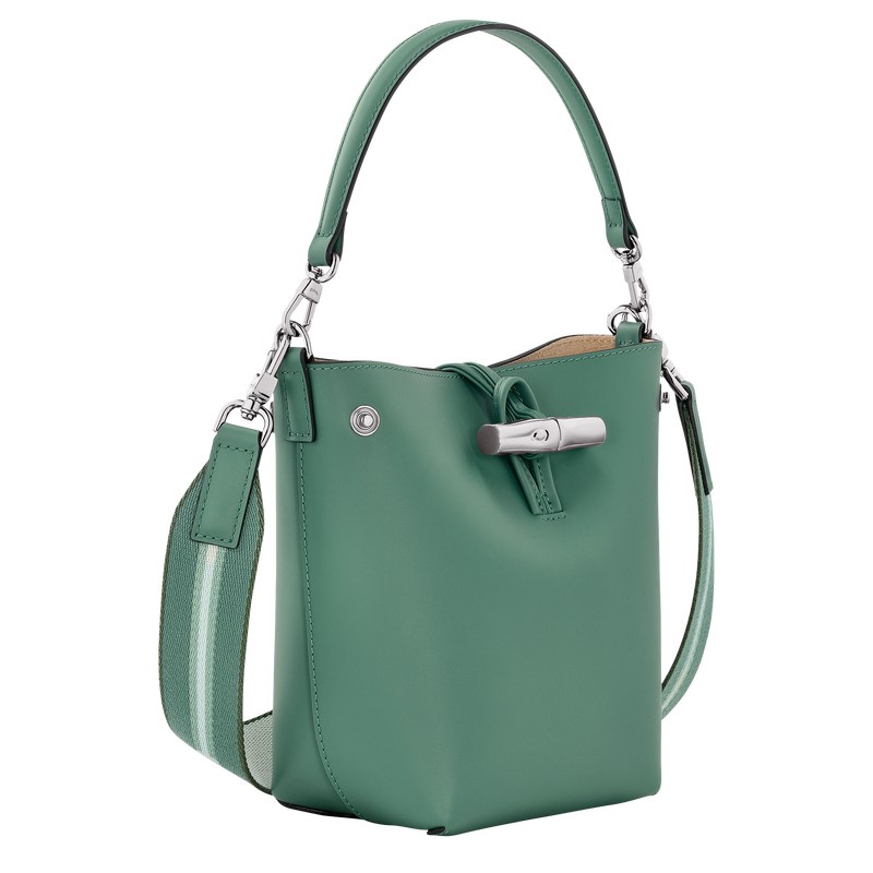 Longchamp Le Roseau Xs Bucket Bag Sage | ZQNB71659