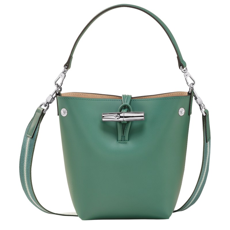 Longchamp Le Roseau Xs Bucket Bag Sage | ZQNB71659