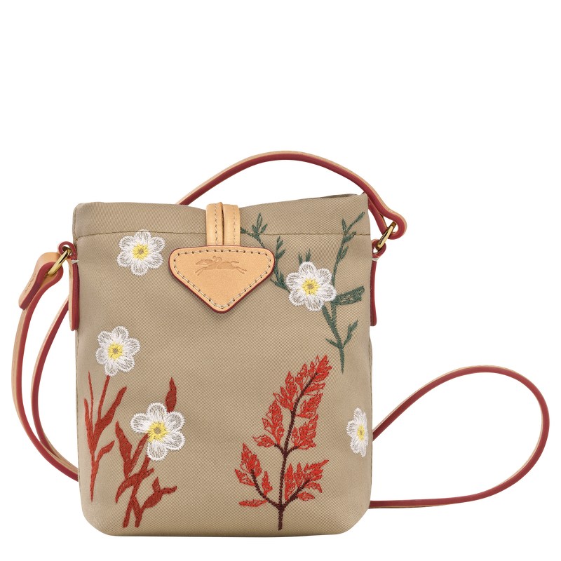 Longchamp Le Roseau Xs Crossbody Bag Oat | AOXI46780