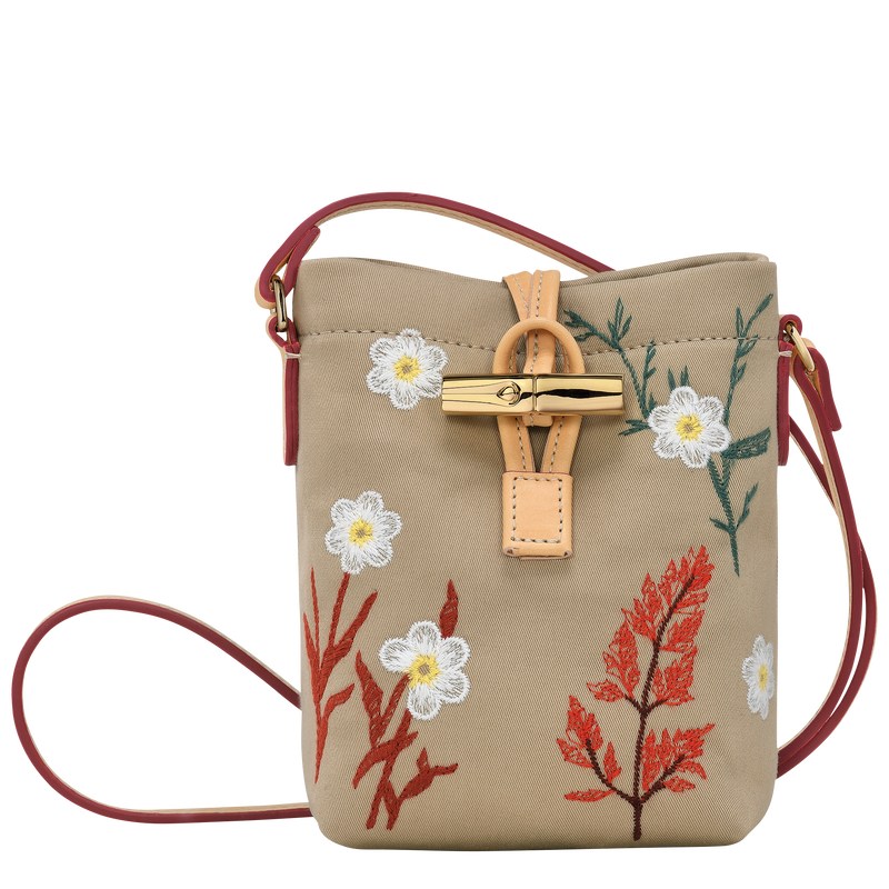 Longchamp Le Roseau Xs Crossbody Bag Oat | AOXI46780