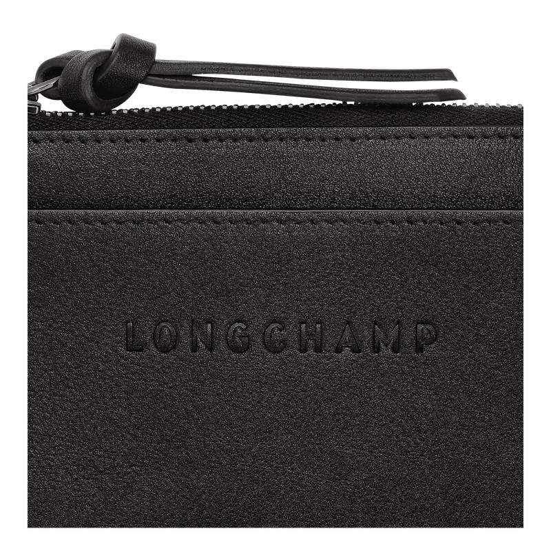 Longchamp Longchamp 3d Card Holder Zwart | BSPR37168