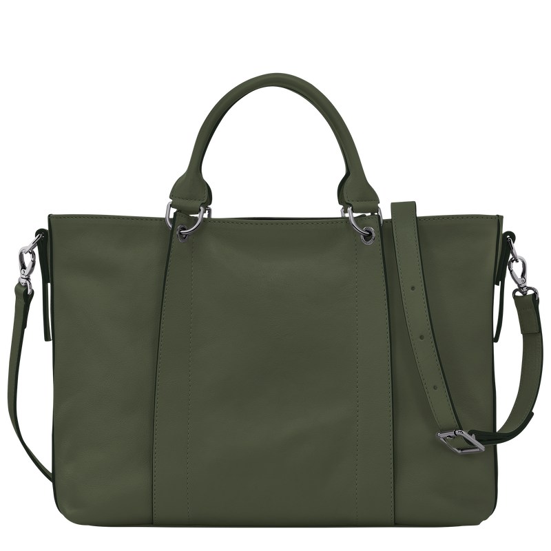 Longchamp Longchamp 3d L Handbag Khaki | BAOF96417