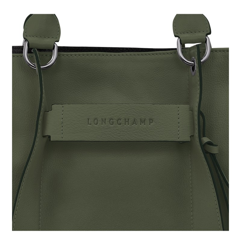 Longchamp Longchamp 3d L Handbag Khaki | BAOF96417