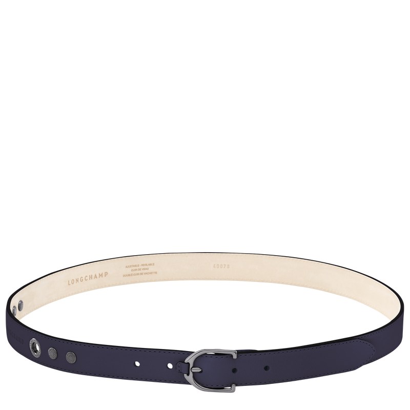 Longchamp Longchamp 3d Ladies\' Belt Bilberry | ZMFU32640