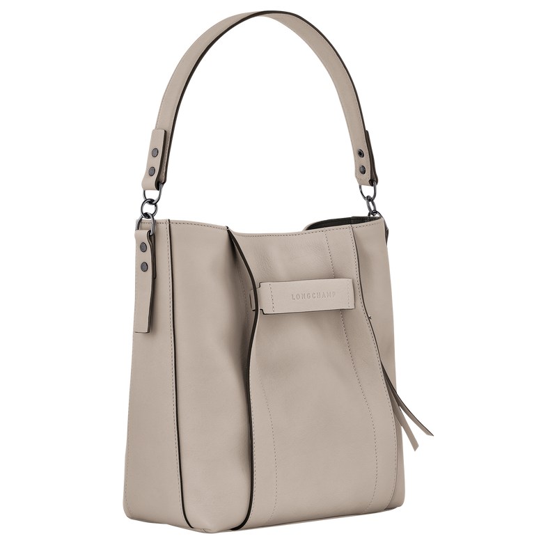 Longchamp Longchamp 3d M Hobo Bag Clay | WQRL70198