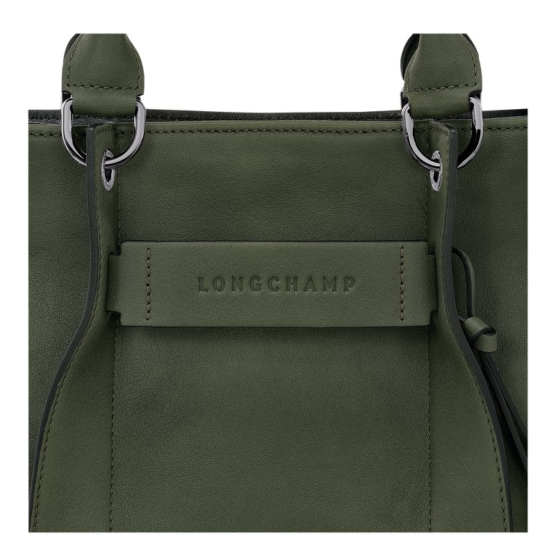 Longchamp Longchamp 3d S Handbag Khaki | CKMJ81537