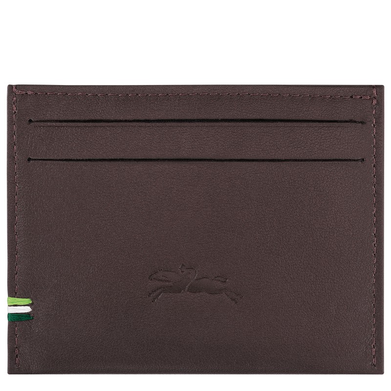 Longchamp Longchamp Sur Seine Card Holder Mocha | ZHDW60425